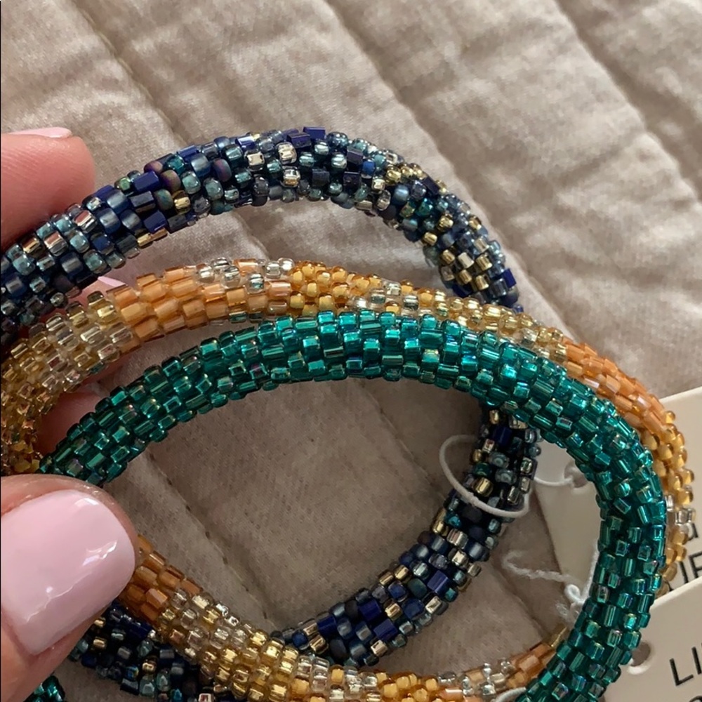 LILY and LAURA set of 3 bracelets NEW
